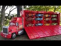 【トミカ】カーズトミカ森の公園で12台探そう！