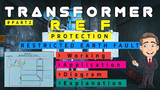 ✅️Transformer REF Protection Explained With Diagram | Working | Application | Restricted Earth Fault