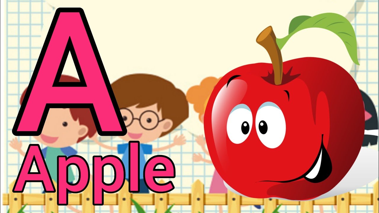 A to Z alphabet Phonics song A for apple B for Ball C for Cat D for dog