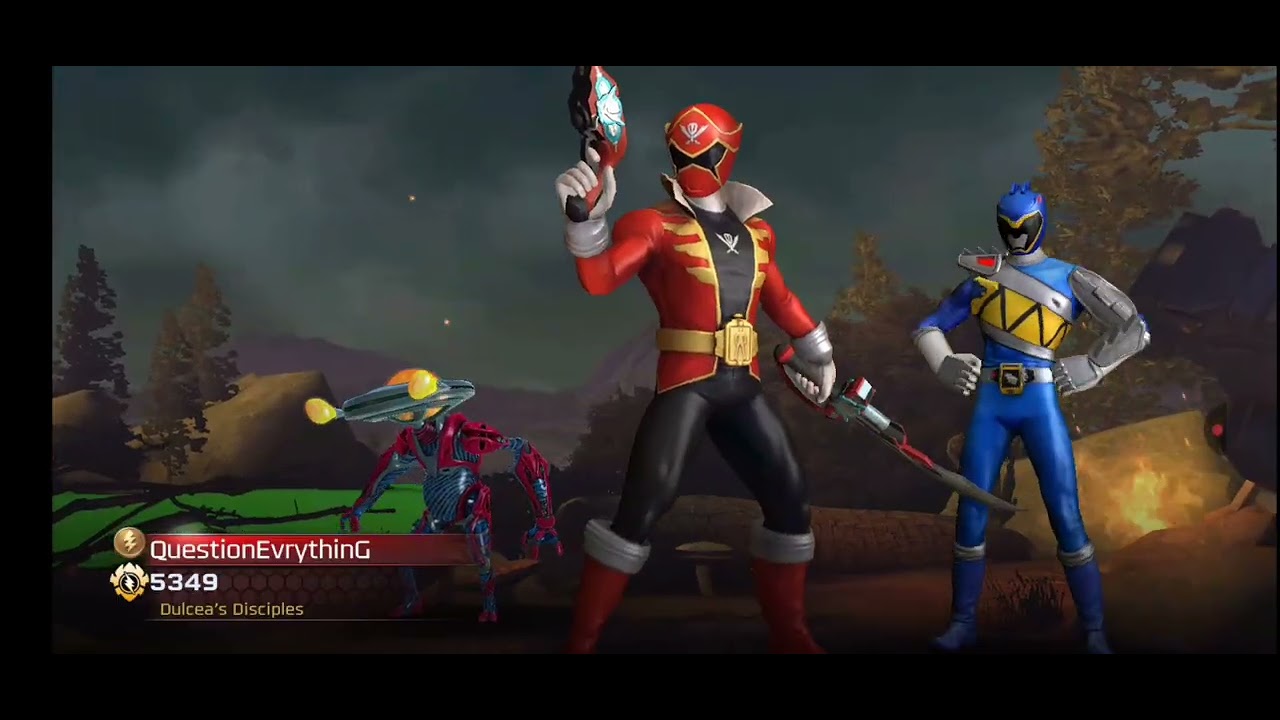 MYSTIC RED RANGER VS OTHERS RANGERS TEAM// POWER RANGERS LEGAGY WAR'S GAMEPLAY VIDEO😁