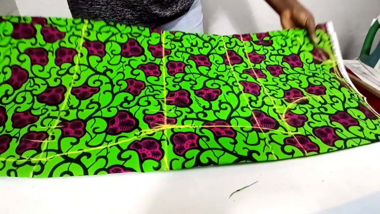 how to cut and sew african dress The Golden Rule Drafting Kit: African Wax Print Dress & Shibori Tent Dress