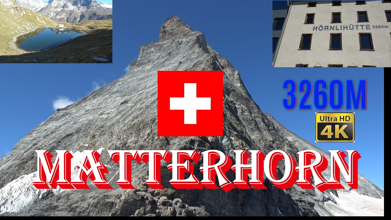 Hörnli/Matterhorn 4K/ Hörnlihütte 2022/ hiking Switzerland/ Alpine hiking/3260mp