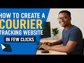 How to setup a Courier Logistic website from scratch