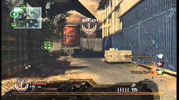 CoD MW2 -  Amazing Spawn Throwing Knife Kill !!