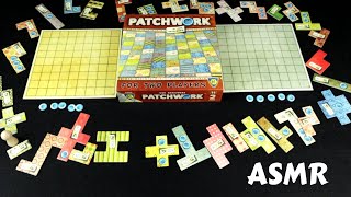 ASMR Board Game Playthrough - PATCHWORK (Whispering)