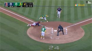 Runner Ruled out of Base Path - Ejection