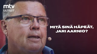 Jari Aarnio rennon oloisena julkisuuteen ensi kertaa vankilasta vapautumisensa jälkeen