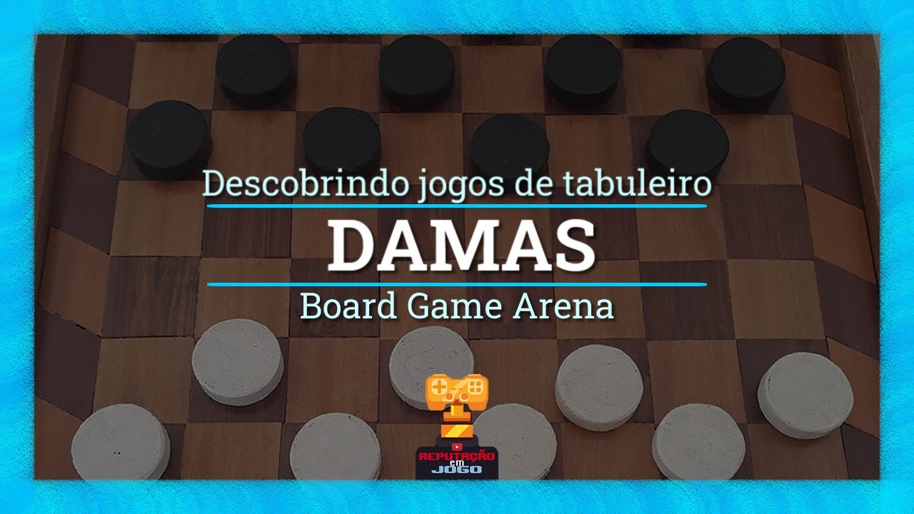 COMO JOGAR DAMAS - Regras e Gameplay - Desvendando os Board Games #16 