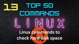 Linux commands to check free disk space | view Disks,  Partitions