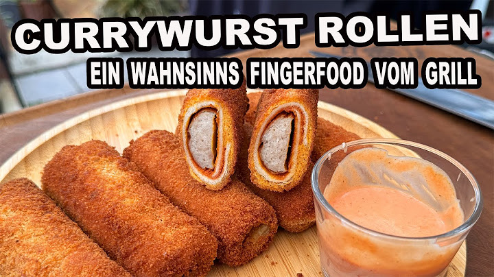Currywurst Rollen vom Grill ein wahnsinns Fingerfood | The BBQ BEAR