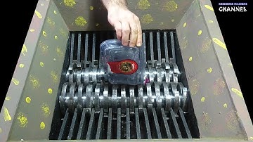 SHREDDER MACHINE! Shredding Hard and Soft Things! Oddly Satisfying, Relaxing Video #011