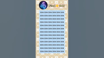Find 345? 🤔