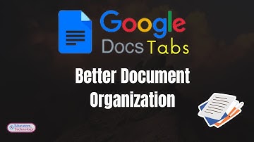 Google Docs Tabs for Better Document Organization (tutorial)  #googledocs #edtech #writingtips