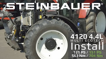 STEINBAUER Installation on a Steyr 4120 Multi 4.4L - The Mechanic Series