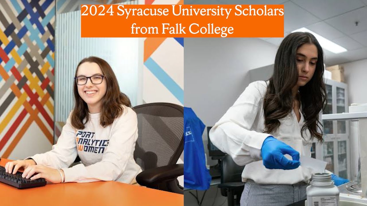 Class of 2024 Falk College Scholars, image size:1280x720