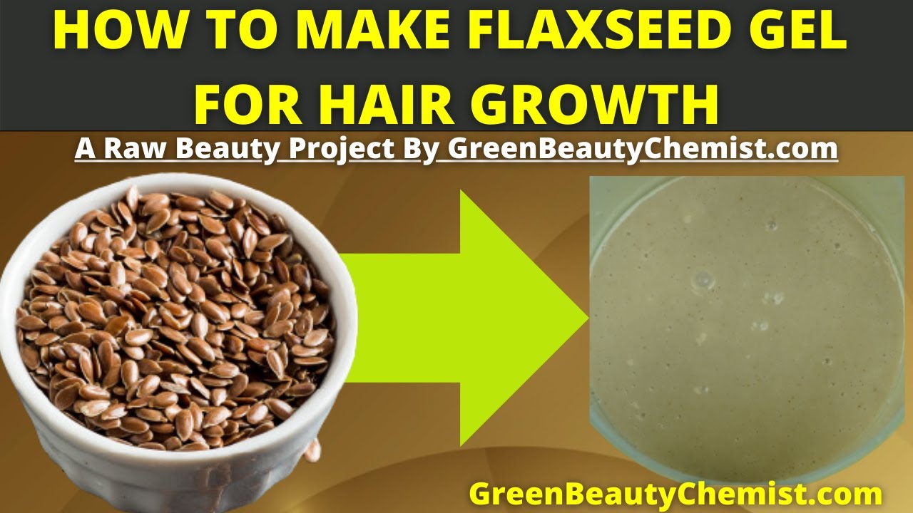 HOW TO MAKE FLAXSEED GEL FOR HAIR GROWTH WITH GROUND FLAXSEED POWDER