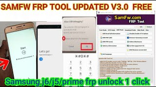 Samsung Remove FRP Android 9-10-11-12 With 1 Click Auto Enable ADB //samfw frp tool v3.0 update