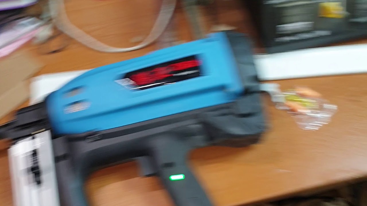 обзор гвоздезабивного пистолета по бетону TOUA GSN50Е - YouTube