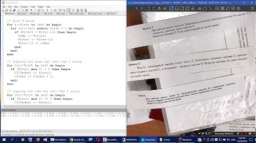 [Pascal] Arrays, prime numbers, sorting, copy [pt. 8]