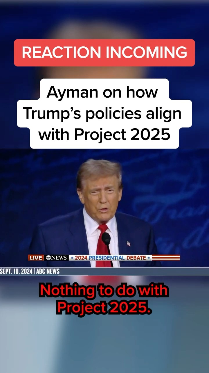 Ayman on how Trump's policies align with Project 2025