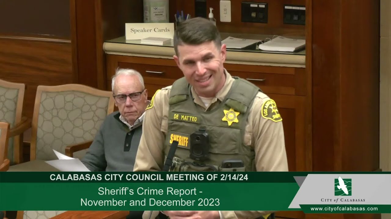 Calabasas City Council Meeting 02/14/2024 YouTube