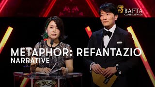 Metaphor: ReFantazio wins the BAFTA for Narrative | BAFTA Games Awards 2025