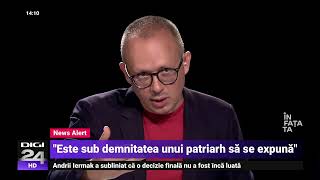 În fața ta cu Vasile Bănescu: A spune că dai bani Bisericii pe ton de slavă este anemic creștinește