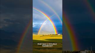 The Mystery Behind Double Rainbows – What Do They Mean? 🌈🌈 #AmazingNature #RainbowFacts #NatureMagic