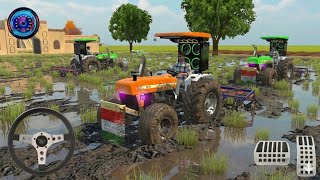 Indian Farming Simulator 3D 🚜🌾 | Real Tractor Gameplay | Indian Village Game 🔥#gaming#tractor #viral screenshot 3