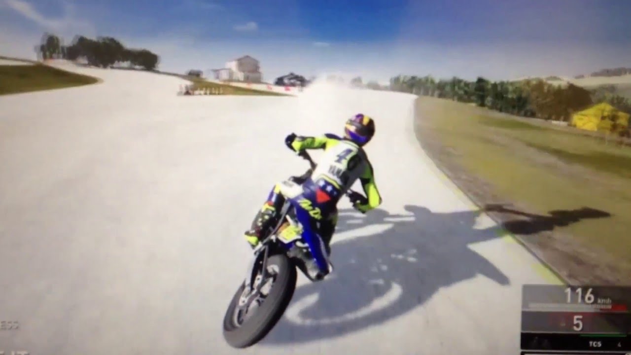 Rossi The Game - Test Gameplay Supermoto - YouTube