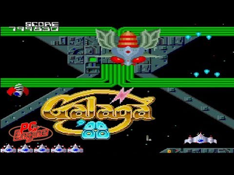 PC Engine ギャラガ'88 / Galaga '88 - Full Game - YouTube