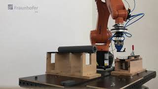 The RAMPup project: Force controlled assembly with pitasc and drag&bot