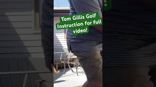 Tom Gillis PGA PRO quick fix chipping drill golf tomgillisgolf golftips