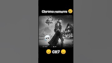 Chrono Character Removed 🥺Free FireChrono Remove & Remain As Microchip#gwyashlive #garenafreefire