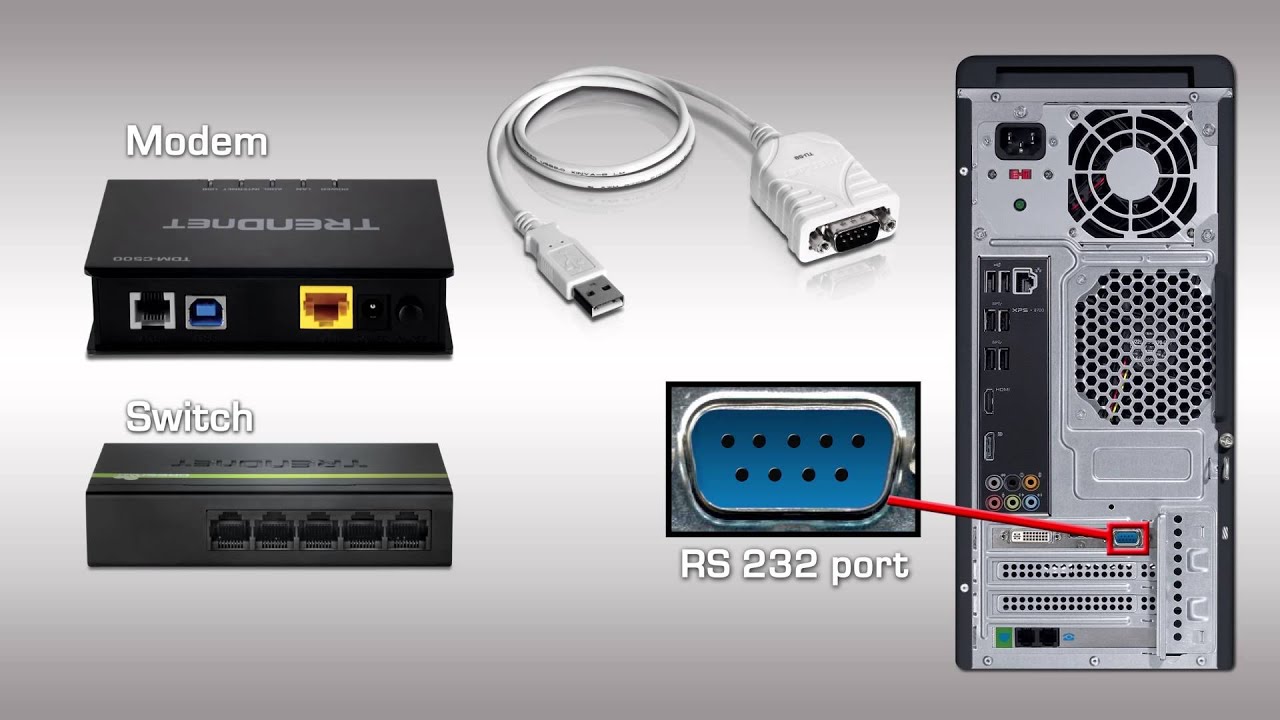 Trendnet Convertidor De Usb A Serial Tu S9 Youtube