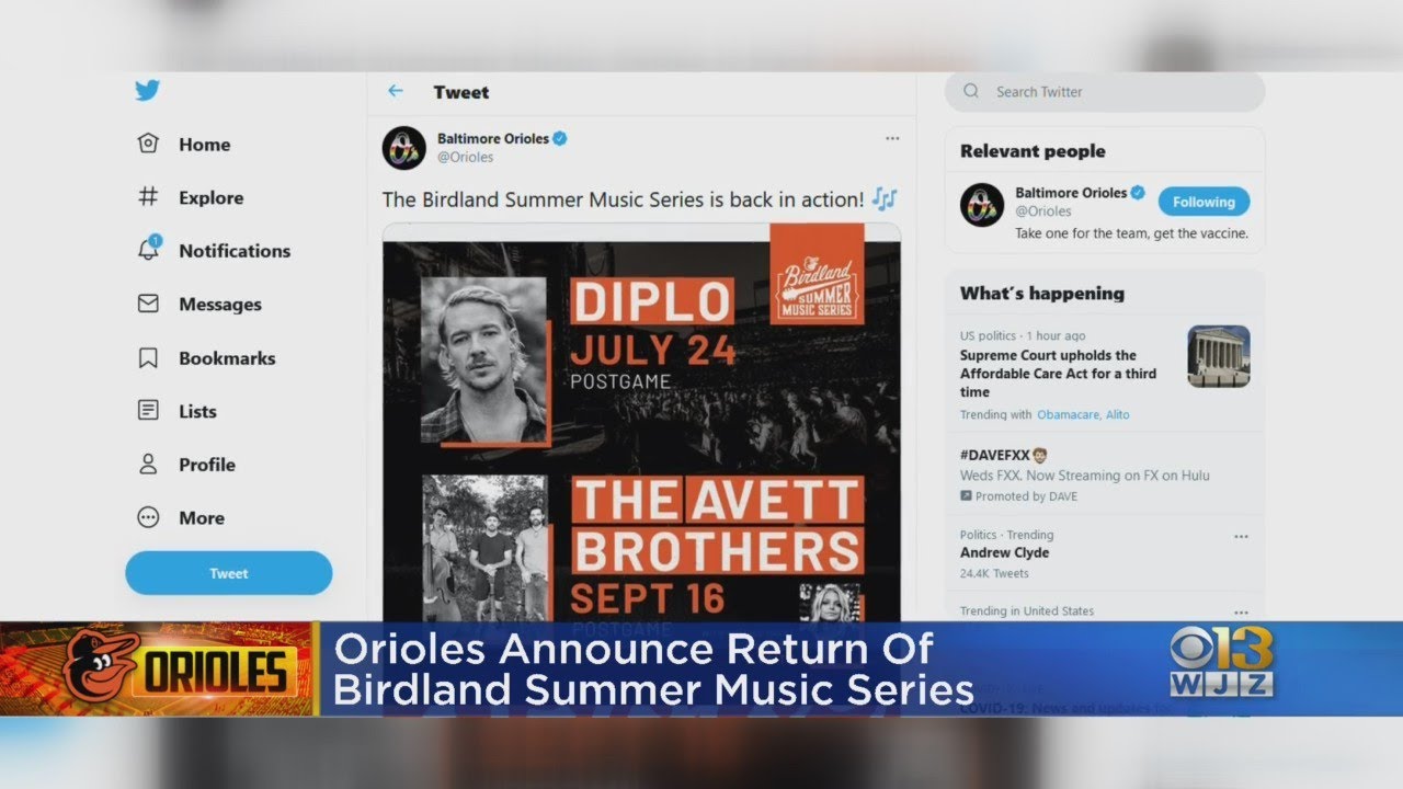 Birdland Summer Music Series To Return Later This Summer