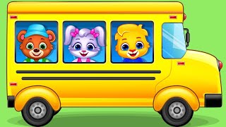 Wheels on the Bus | Nursery Rhymes | Kids Song by RV AppStudios