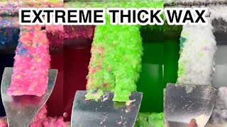 extremely thick wax scrape!! | scrapey scrapey