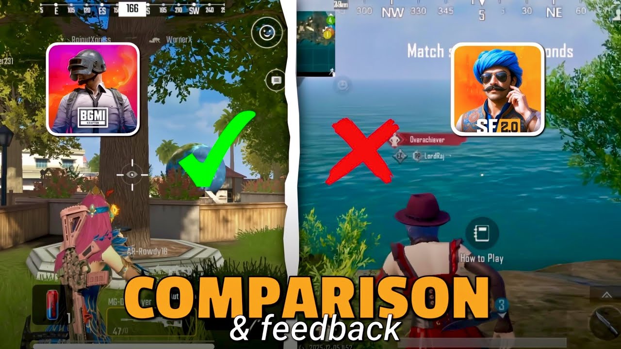 Better then BGMI? Scarfall 2.0 vs Bgmi Comparison Video 