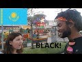 First Black Man In Kazakhstan Speaking Kazakh!| Street Attraction