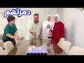 قصف عشوائي مع ماما وبابا في تحدي الكرات
