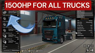 Ets 2 Motor Modu 1500Hp For All Trucks Steam Euro Truck Simulator 2