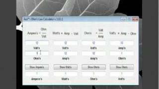 An Ohm's Law Calculator By Roylyn Andrews screenshot 1