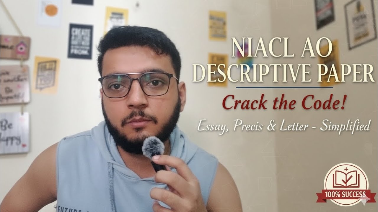 NIACL AO Mains Descriptive | कैसे लिखें Essay & Letter |IBPS PO | SBI PO | LIC AAO