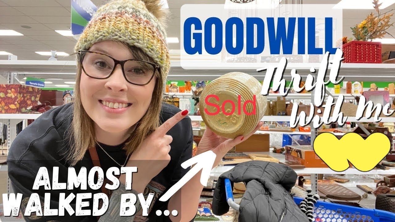 SOLD | ALMOST Walked By TWICE | GOODWILL Thrift With Me | Reselling ...