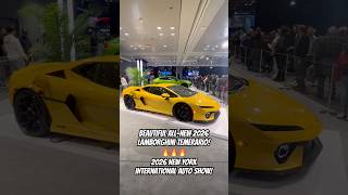 All-New 2026 Lamborghini Temerario from NYIAS! 🔥 #lamborhini #lambo #lamborghinitemerario #shorts