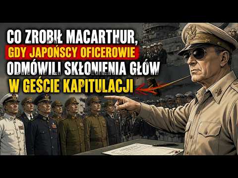 Co zrobił MacArthur, gdy japońscy oficerowie odmówili skłonienia głów w geście kapitulacji