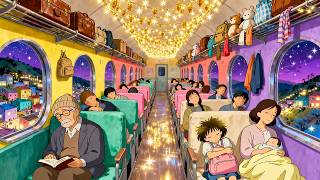 A Heartwarming Ghibli Style - Family Train Journey Home To Grandma