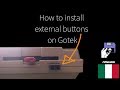 How to install external buttons on Gotek ( No Amiga case breaking )