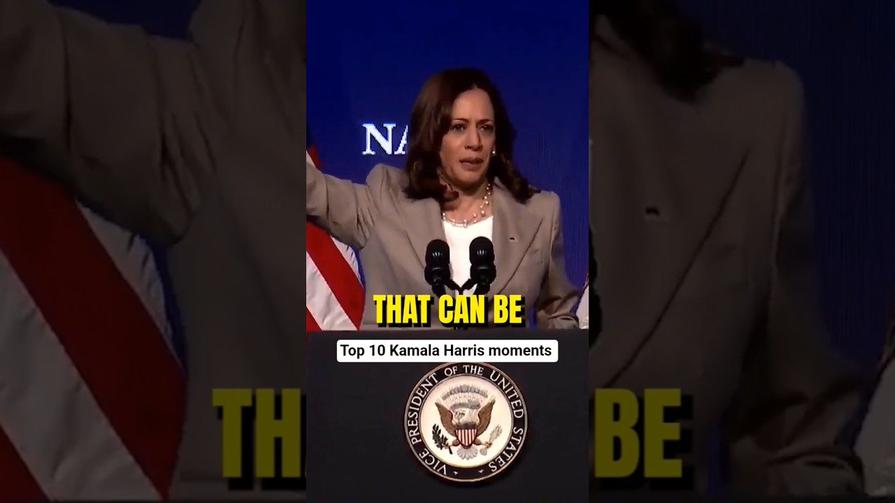 Самый запоминающийся момент с Камалой Харрис 🤣